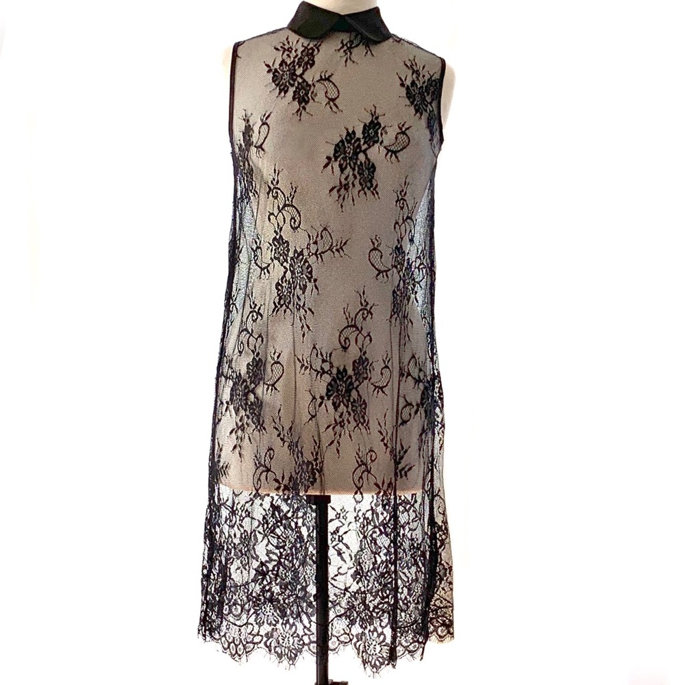 Collared Lace Dress Extender & Slip